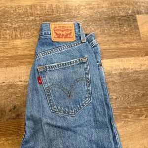 High Waisted Straight Jeans